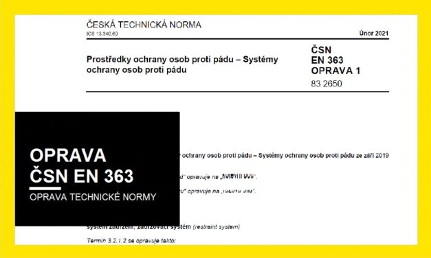 Oprava ČSN EN 363 ze září 2019