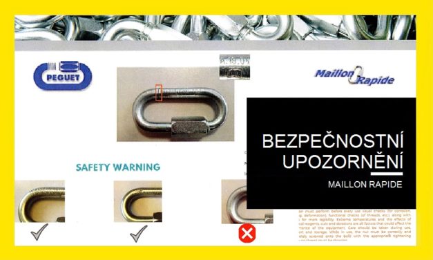 Bezpečnostní upozornění – Maillone Rapide